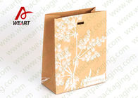 Unique Two Bottles Sturdy Gift Bags For Wine , Customised Paper Handle Bags