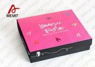 White Card Paper Presentation Boxes Folding Feature CMYK Printing Insert